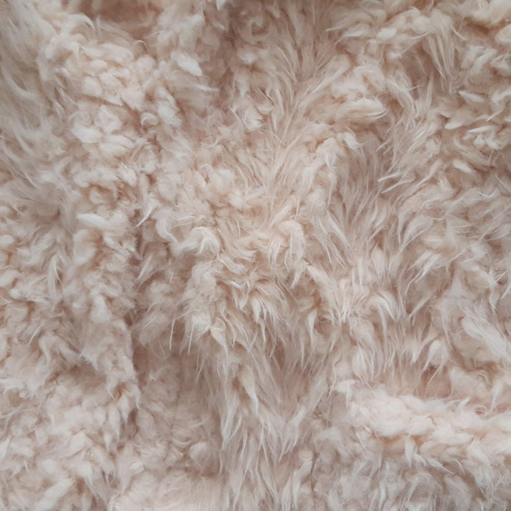 Shaggy Faux Fur Jacket - Color: Blush Pink! - Picture 6 of 7